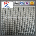 6x19 Braided Galvanized Steel Wire Cable
